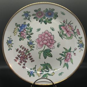 Brass Encased Porcelain Bowl  Oriental/Asian